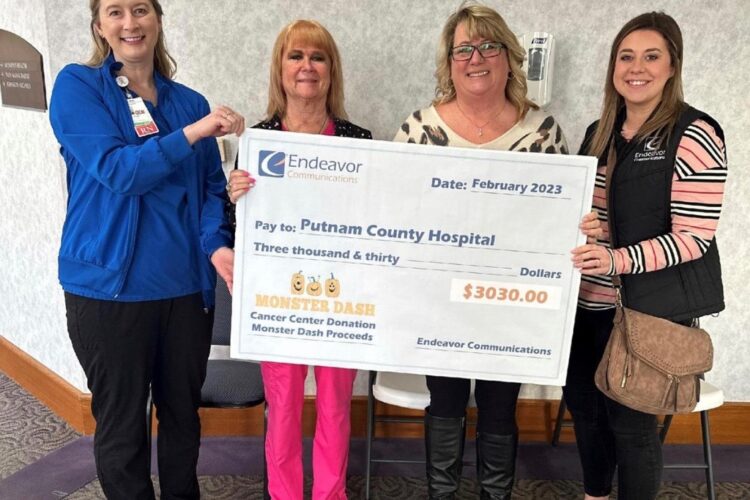 Check Presented to Putnam County Hospital